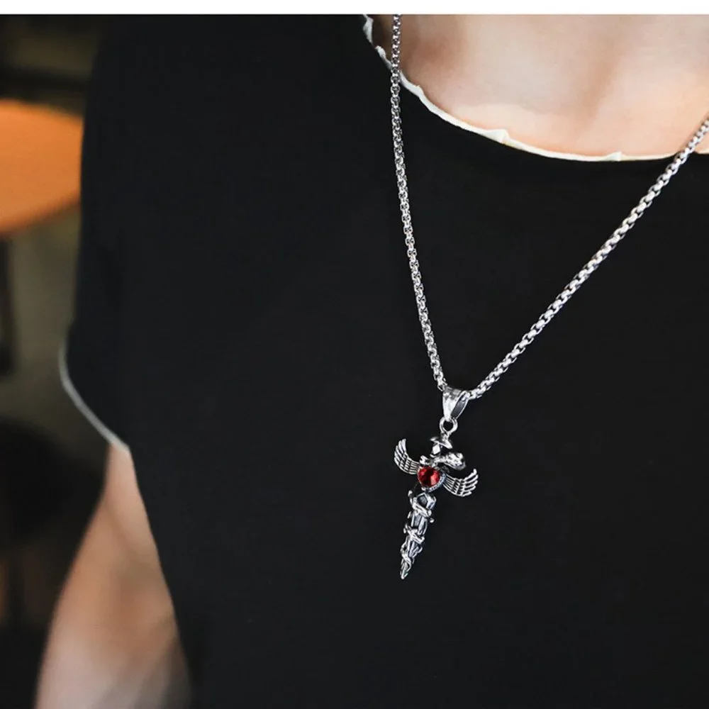 ❤️Stainless steel cross pendants necklace for women/men, N90201P206